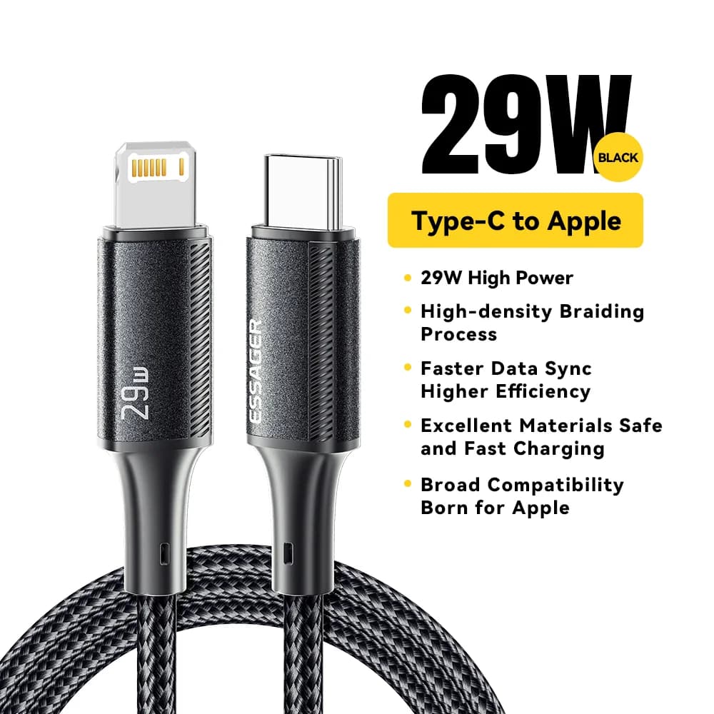 Cáp Sạc Nhanh Dữ Liệu USB-C sang Lightning 29W