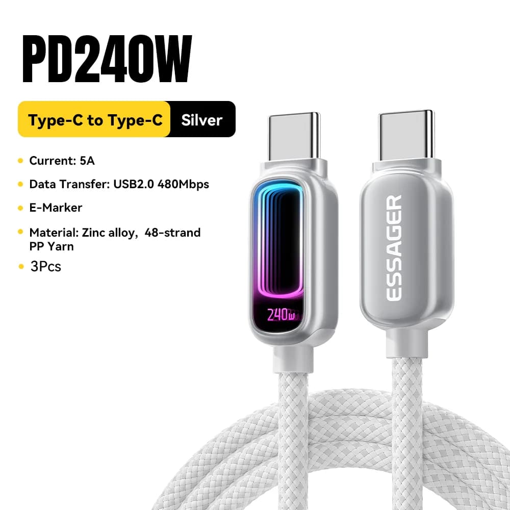 Cáp USB-C sang USB-C PD 3.1 E-Marker 240W