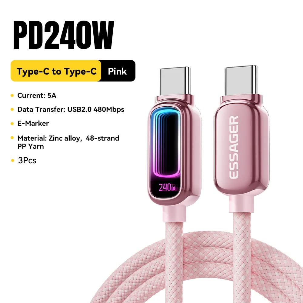 Cáp USB-C sang USB-C PD 3.1 E-Marker 240W