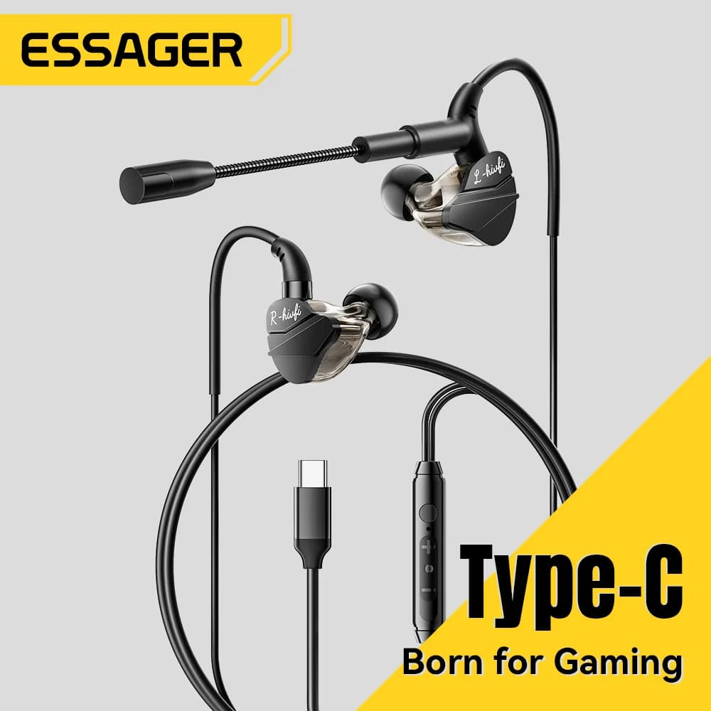 Tai nghe gaming có dây kèm micro USB-C/3.5mm