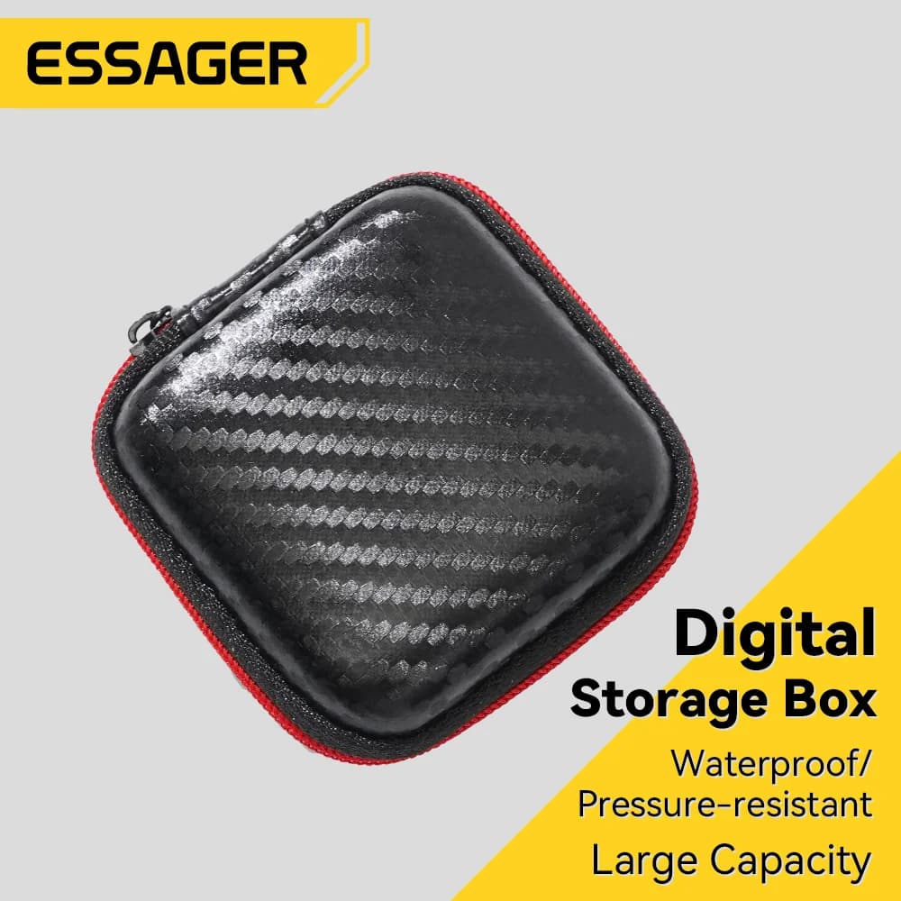 Túi Đựng Tai Nghe Và Sắp Xếp Dây Cáp Mini